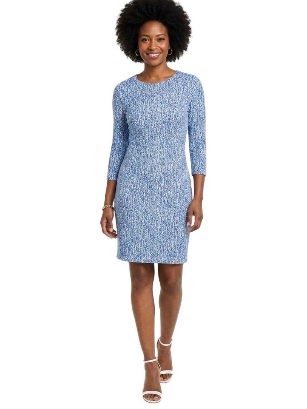 J.McLaughlin Blue Sophia Catalina Cloth Dress